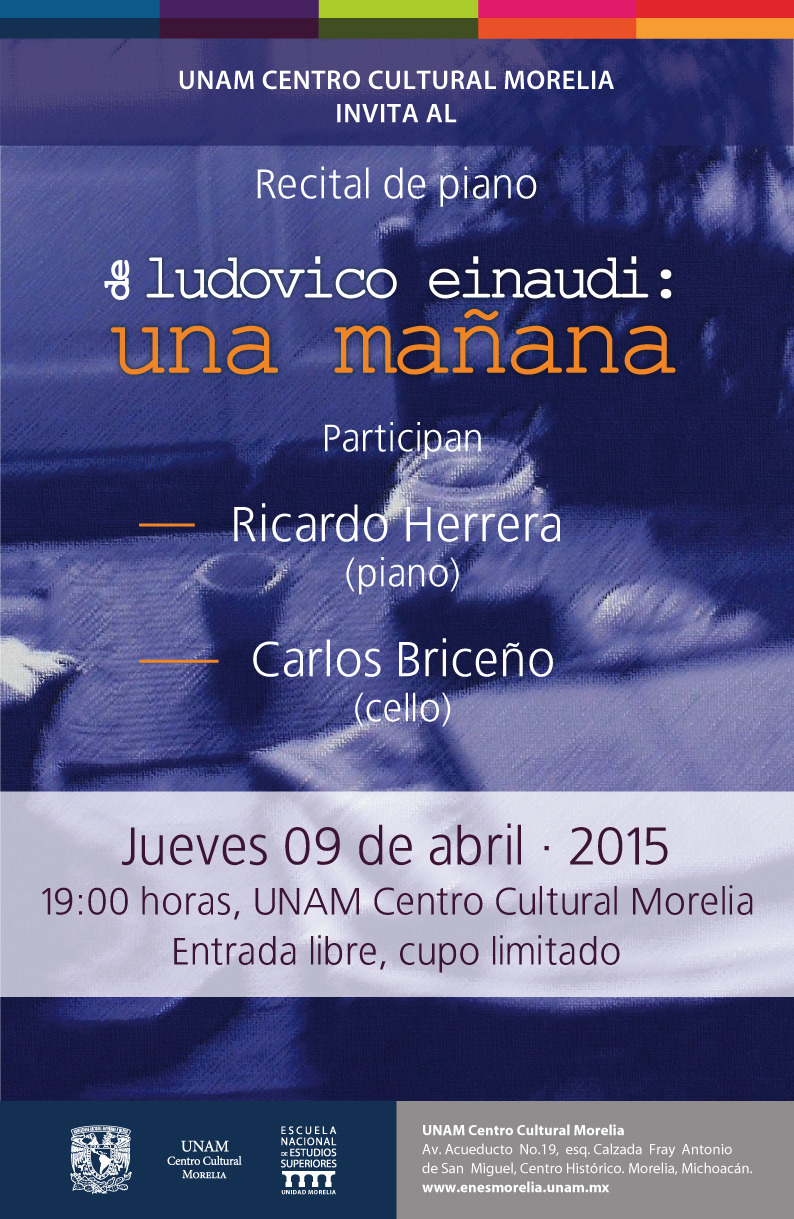 Recital de Piano Una Mañana (cartel)